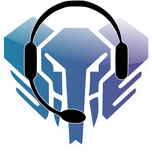 Mascote da Jumba, um elefante estilizado usando headset de atendimento
